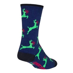 SockGuy Rudolph Crew Socks