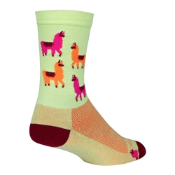 SockGuy Mo' Llamas Crew Socks