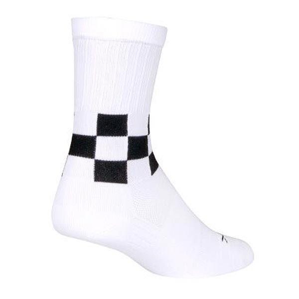 SockGuy SGX Speedway Socks White