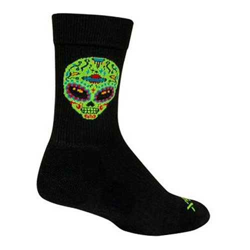 SockGuy SGX Trailhead Alien Sugar Skull