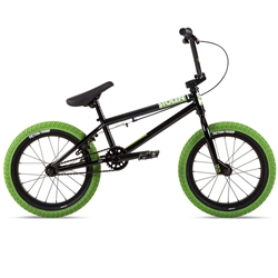 Stolen Agent 16 BMX Bike Black/Neon Green