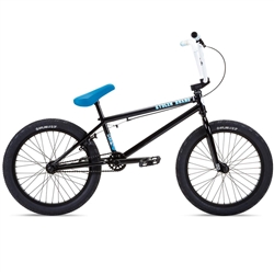 Stolen Stereo 20.75" BMX Bike Black/Swat Blue Camo