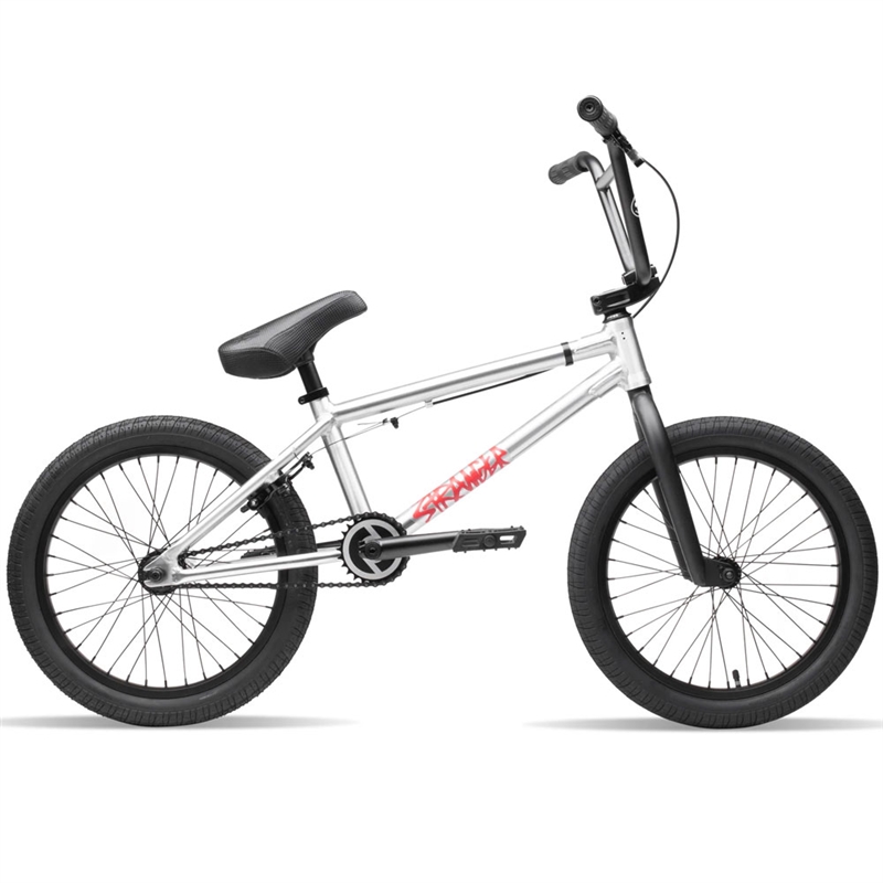 Stranger Mini Mac 18" BMX Bike Polished Silver