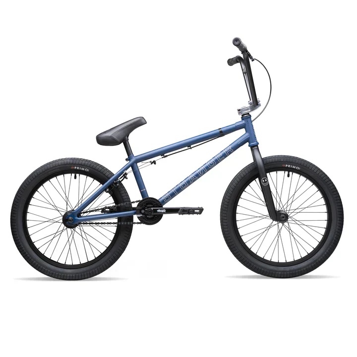 Stranger Level 20.75" BMX Bike Matte Navy Blue