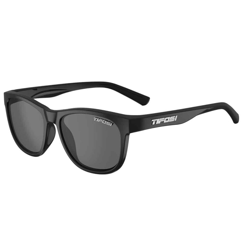 TIFOSI Swank Glasses Satin Black Smoke Polarized Lens