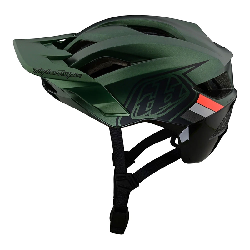 Troy Lee Designs Flowline SE Helmet w/MIPS Badge Forest/Charcoal