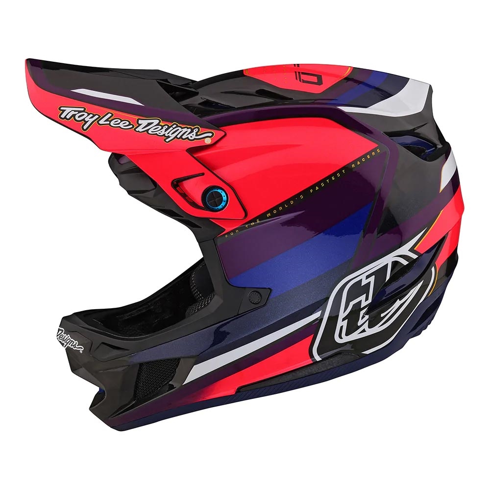 Troy Lee Designs D4 Carbon MIPS Reverb Pink/Purple from BikeBling.com