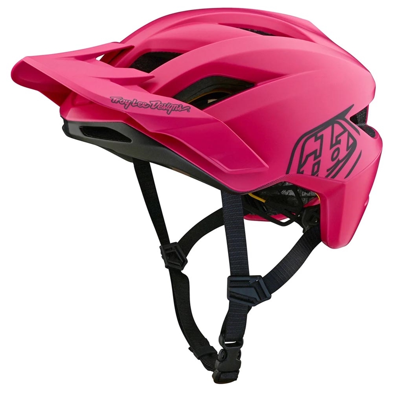Troy Lee Designs Flowline Helmet w/MIPS Point Raspberry