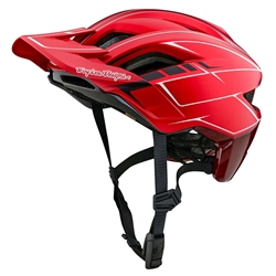 Troy Lee Designs Flowline SE Helmet w/MIPS Pinstripe Red