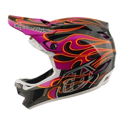 Troy Lee Designs D4 Carbon MIPS Torched Carbon/Magenta