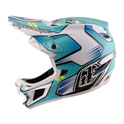 Troy Lee Designs D4 Composite MIPS Crest Real Teal