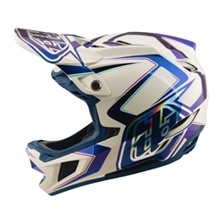 Troy Lee Designs D4 Composite MIPS Flared White/Indigo