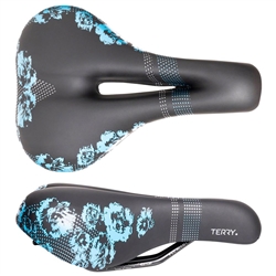 Terry Cite X Gel Women's Saddle Blue Flowers