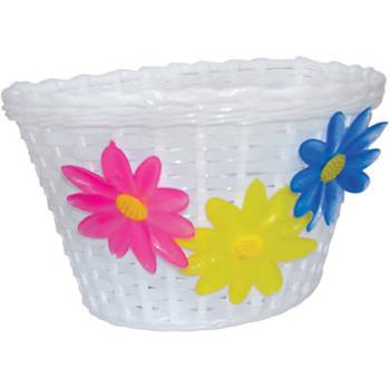 Ultra Cycle White Flower Basket