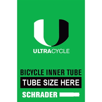 UltraCycle 20" x 2.2x2.5 Schrader Valve Tube