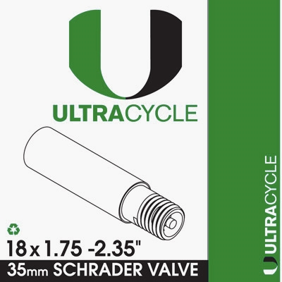 Ultracycle 18x1.75-2.35 Tube Schrader Valve