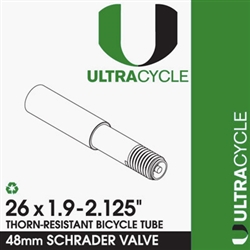 Ultra Cycle 26" x 1.9-2.125" Pucture Resistant Schrader Valve Tube