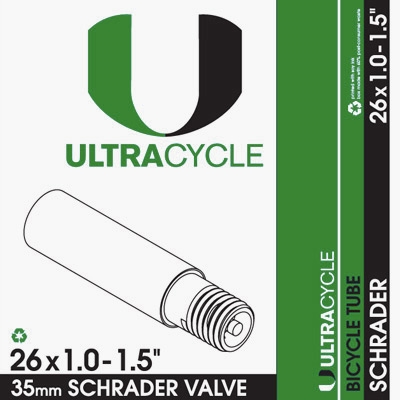 Ultra Cycle 26" x 1.0 - 1.50 Schrader Valve Tube