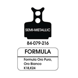 Ultracycle Formula Oro/K18/K24  Semi-Metallic Disc Brake Pads
