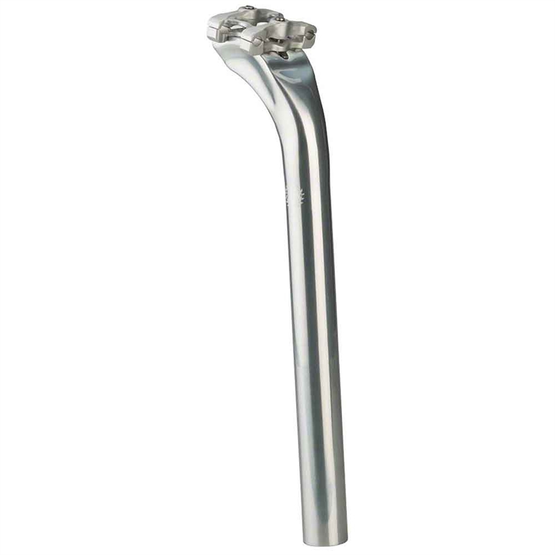 Velo Orange Grand Cru Long Setback Seatpost MKII 30.2mm Setback 27.2mm x 300mm Silver