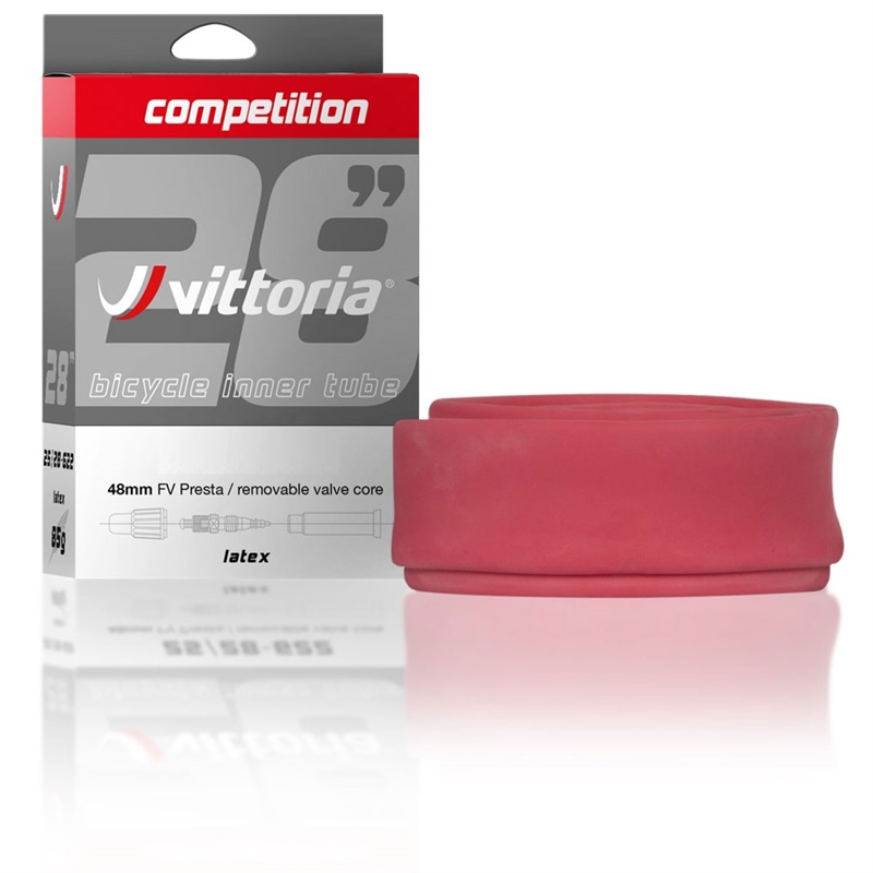 Vittoria Latex Tube 700 x 19/23mm 48mm Presta Valve