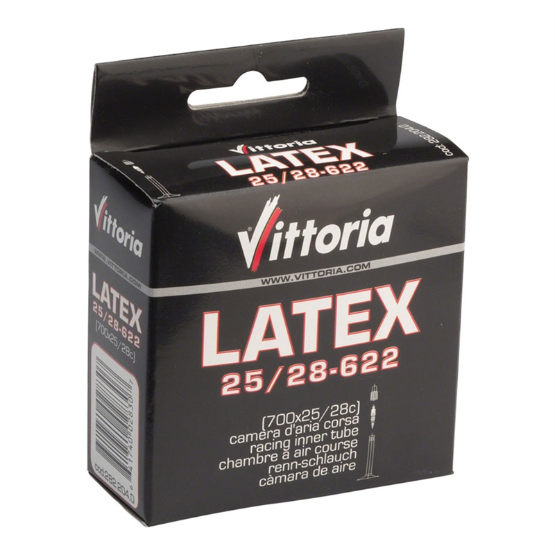 Vittoria Latex Tube 700 x 25-28mm 48mm Presta Valve