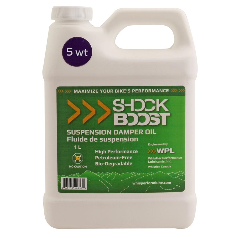 Whistler Performance (WPL) ShockBoost 5 Weight Suspension Oil (1L)