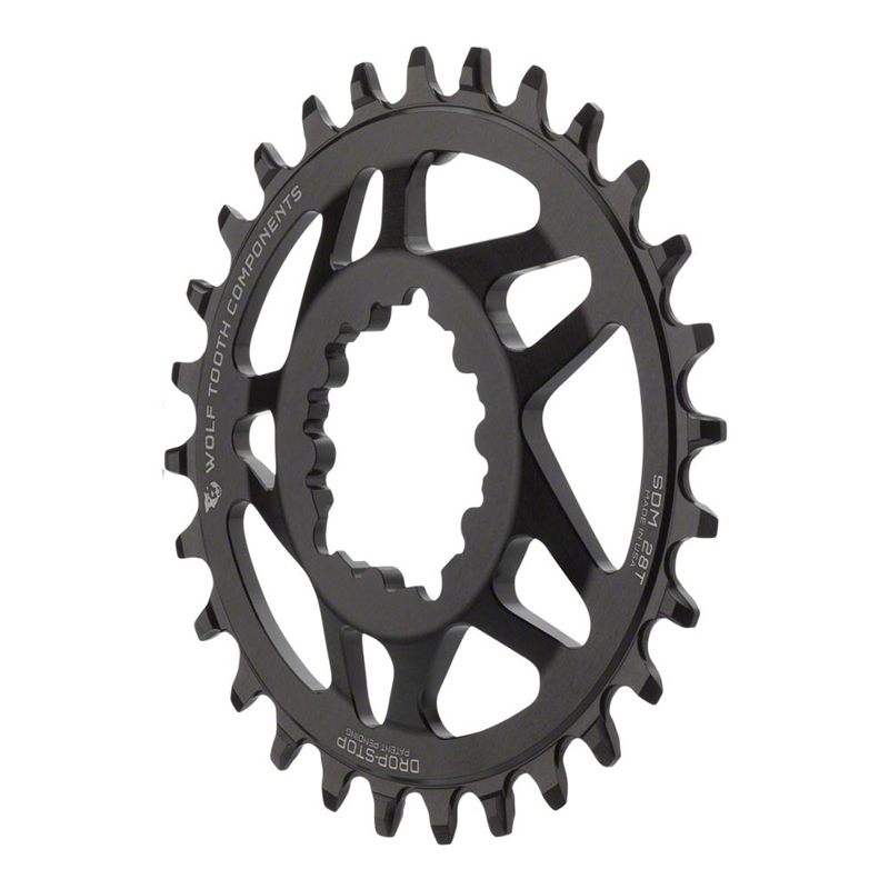 Wolf Tooth Elliptical Direct Mount Chainrings SRAM 3-Bolt Cranksets 6mm Offset