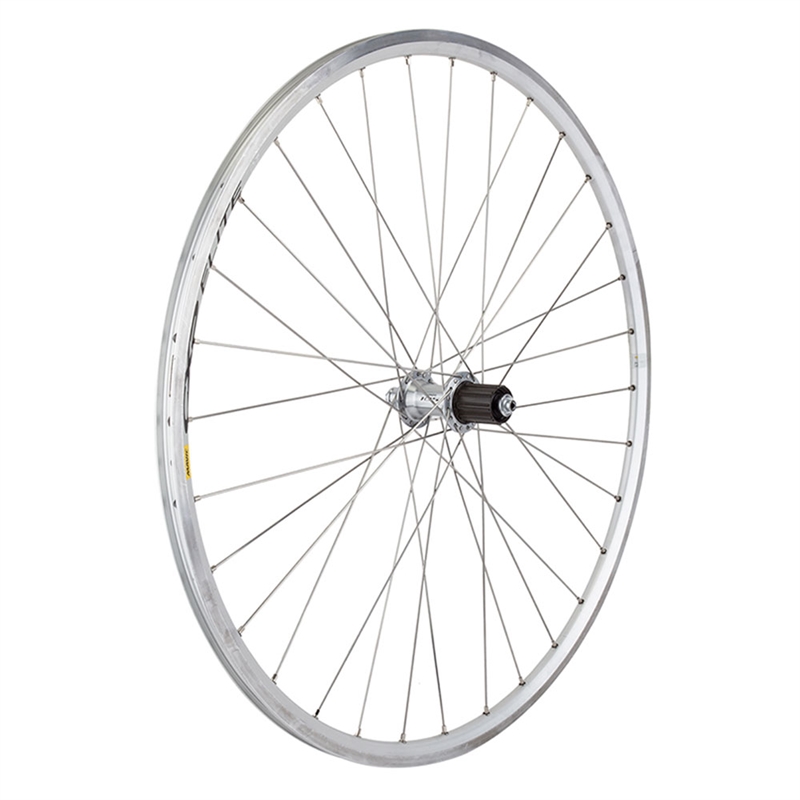 Wheel Master 700C Alloy Road Double Wall Cassette Rear Wheel Silver