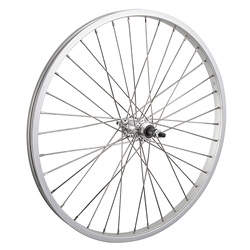 Wheel Master 24" Alloy Cruiser/Comfort Rear Wheel Silver