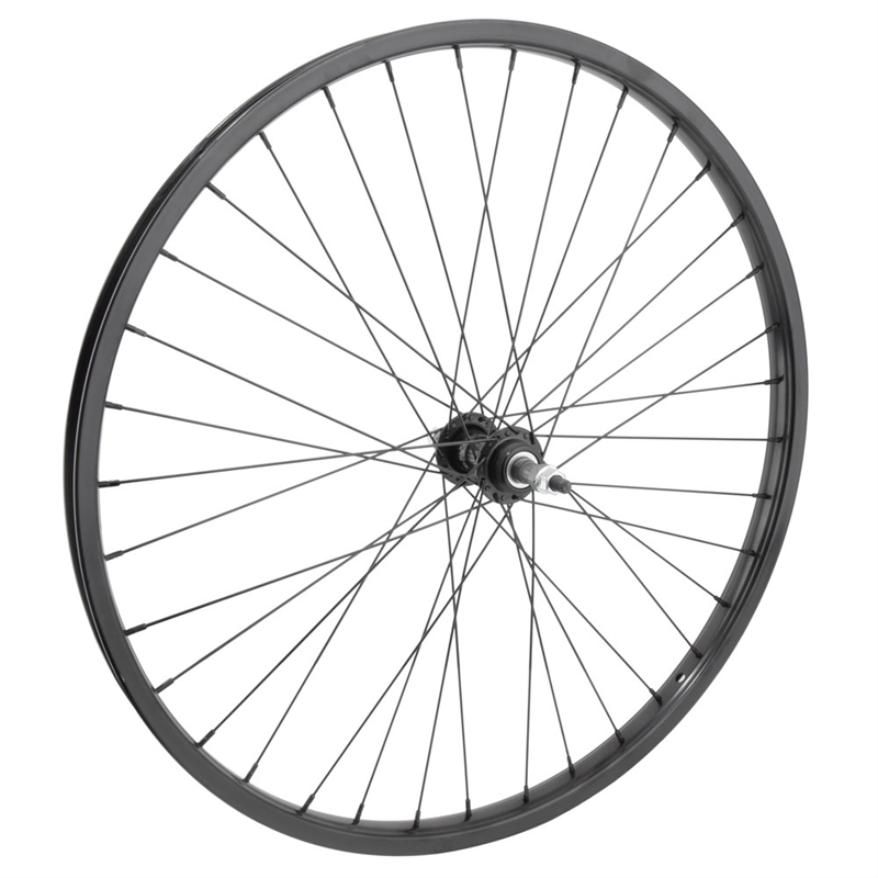 Wheel Master 26" Steel Cruiser/Comfort Rear Wheel Black