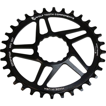 Wolf Tooth Drop-Stop Chainring DM For RaceFace Cinch Crank