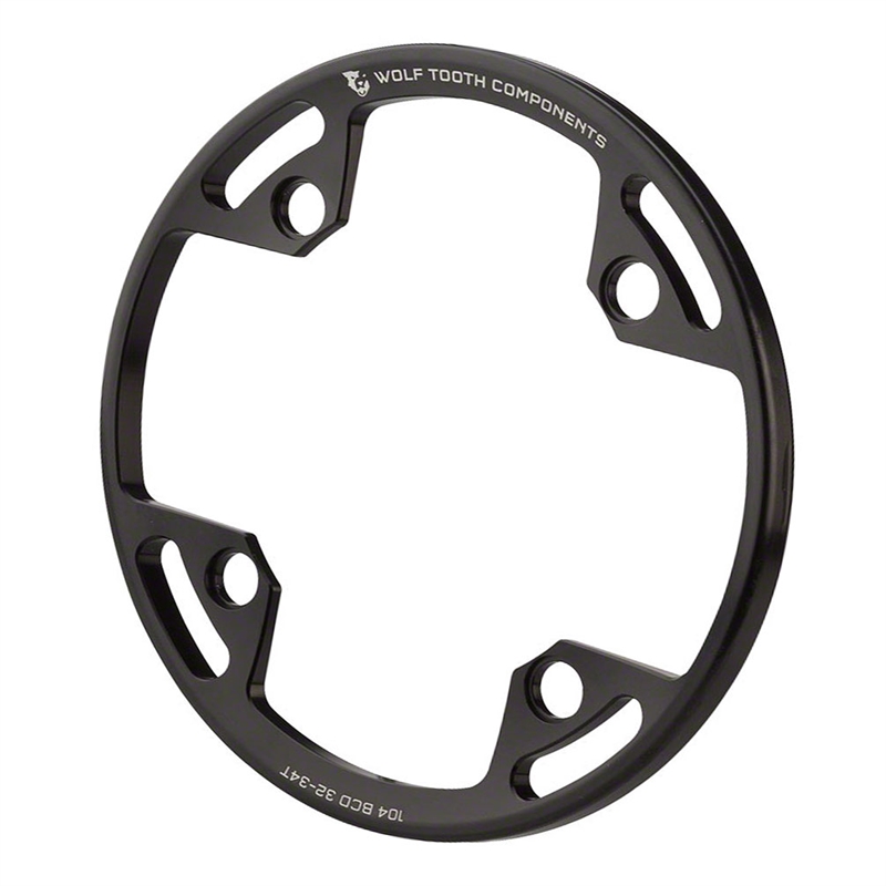 Wolf Tooth Bash Guard Fits 32t-34t Chainrings/104BCD Cranks