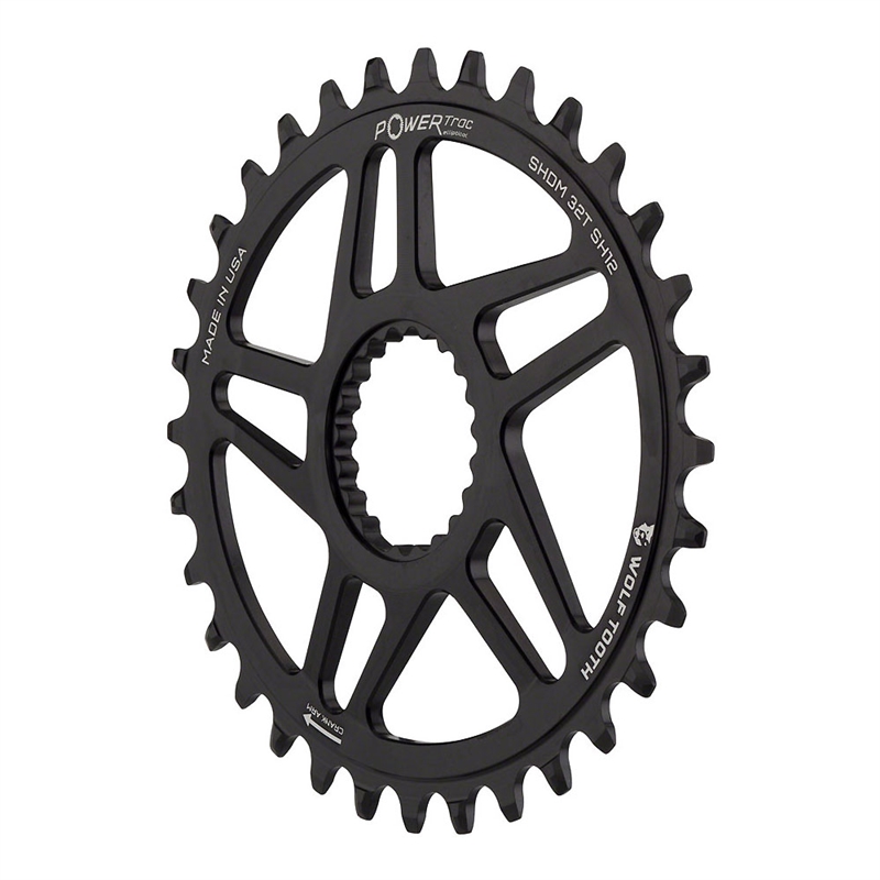 Wolf Tooth Elliptical DM Chainring 32t Shimano Direct Mount Boost Cranks 3mm Offset