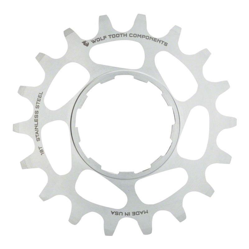 Wolf Tooth 16t Single Speed Stainless Steel Cog