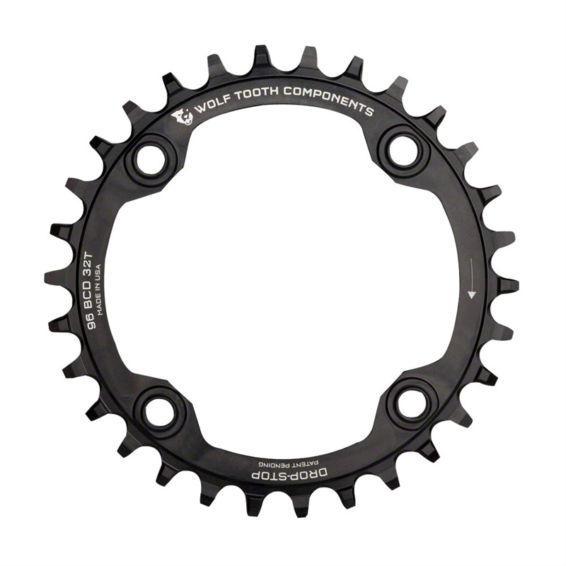Wolf Tooth 96 Symmetrical 32t 96 BCD Drop-Stop Chainring