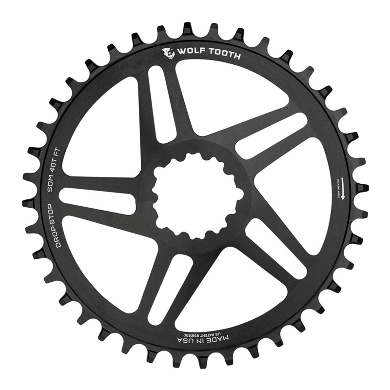 Wolf Tooth DM Chainring 42t SRAM Direct Mount 3-Bolt 6mm Offset