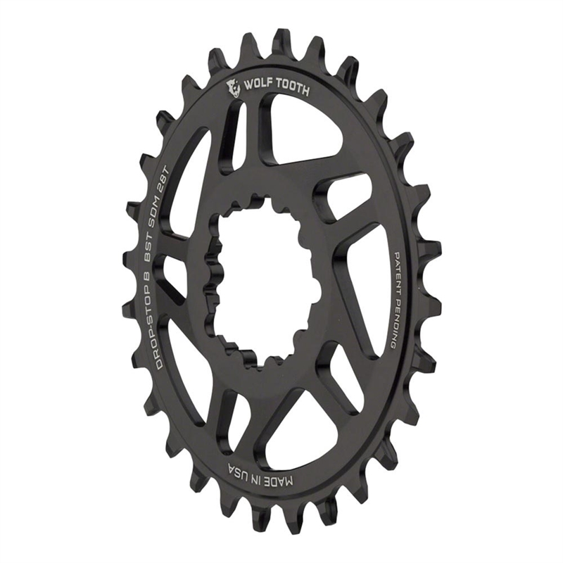Wolf Tooth Components SRAM DM Drop Stop B 3-Bolt Boost Cranks 3mm Offset Chainring