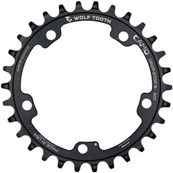 Wolf Tooth CAMO Aluminum Chainring Wolf Tooth CAMO Mount Drop-Stop B Black