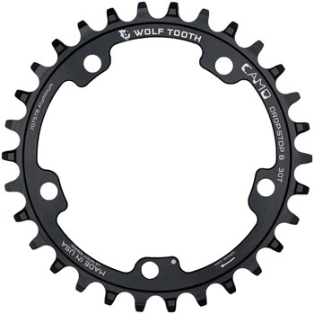Wolf Tooth CAMO Aluminum Chainring Wolf Tooth CAMO Mount Drop-Stop B Black