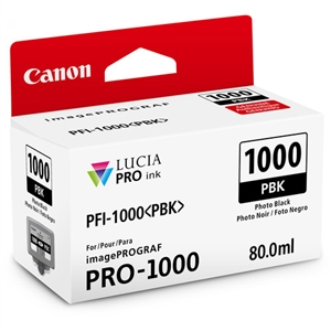 Canon PFI-1000 PBK LUCIA PRO Photo Black Ink Tank (80ml)