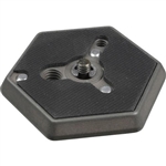 Manfrotto 130-14 Hexagonal Quick Release Plate (Flat Bottomed) with 1/4"-20 Screw