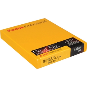 Kodak 4 x 5" Ektar 100 Color Negative (Print) Film (10 Sheets)