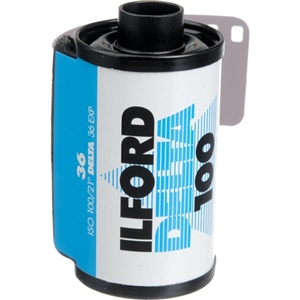 Ilford Delta 100 Professional Black and White Negative Film (35mm Roll Film, 36 Exposures)
