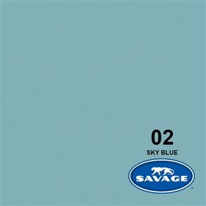 Savage Sky Blue Seamless Background 107in x 36ft