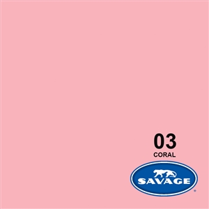 BACKGROUND 107in X12yd CORAL