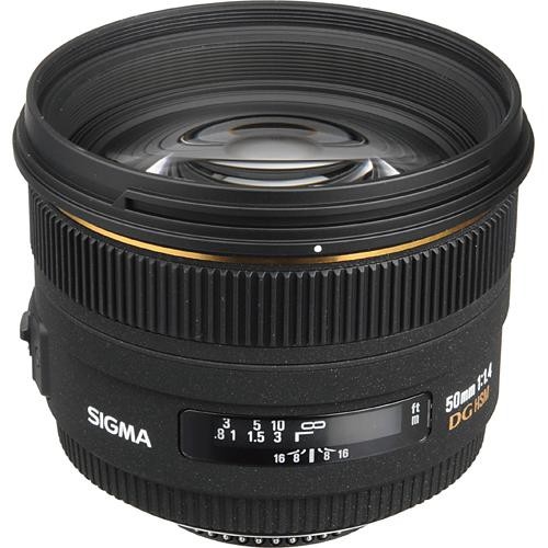 Sigma 50mm f/1.4 EX DG HSM Lens for Nikon F