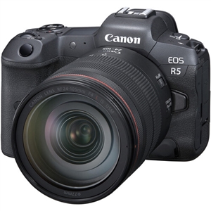 Canon EOS R5 Mirrorless Digital Camera with 24-105mm f4L Lens