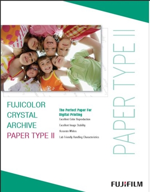 Fujifilm Fujicolor Crystal Archive Type II Glossy Paper (8x10, 100 Sheets)