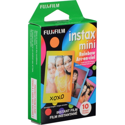  Fujifilm Instax Mini Rainbow Film - 10 Exposures